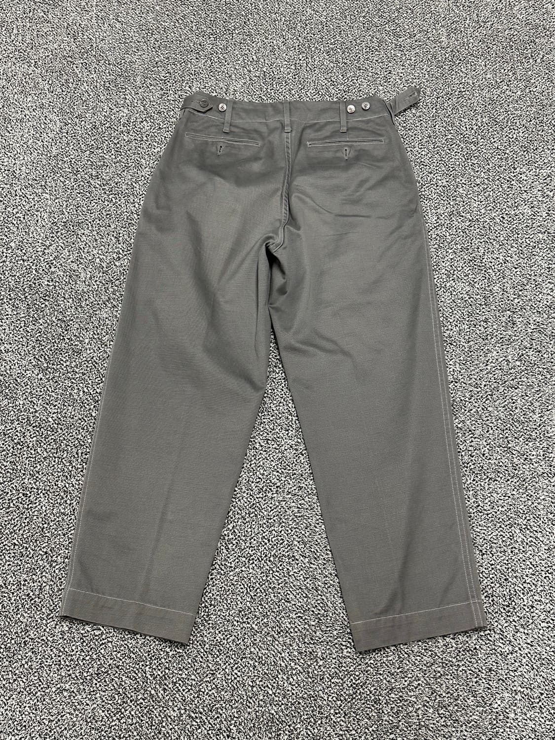 오라리 차콜그레이 면 바지 상품이미지5