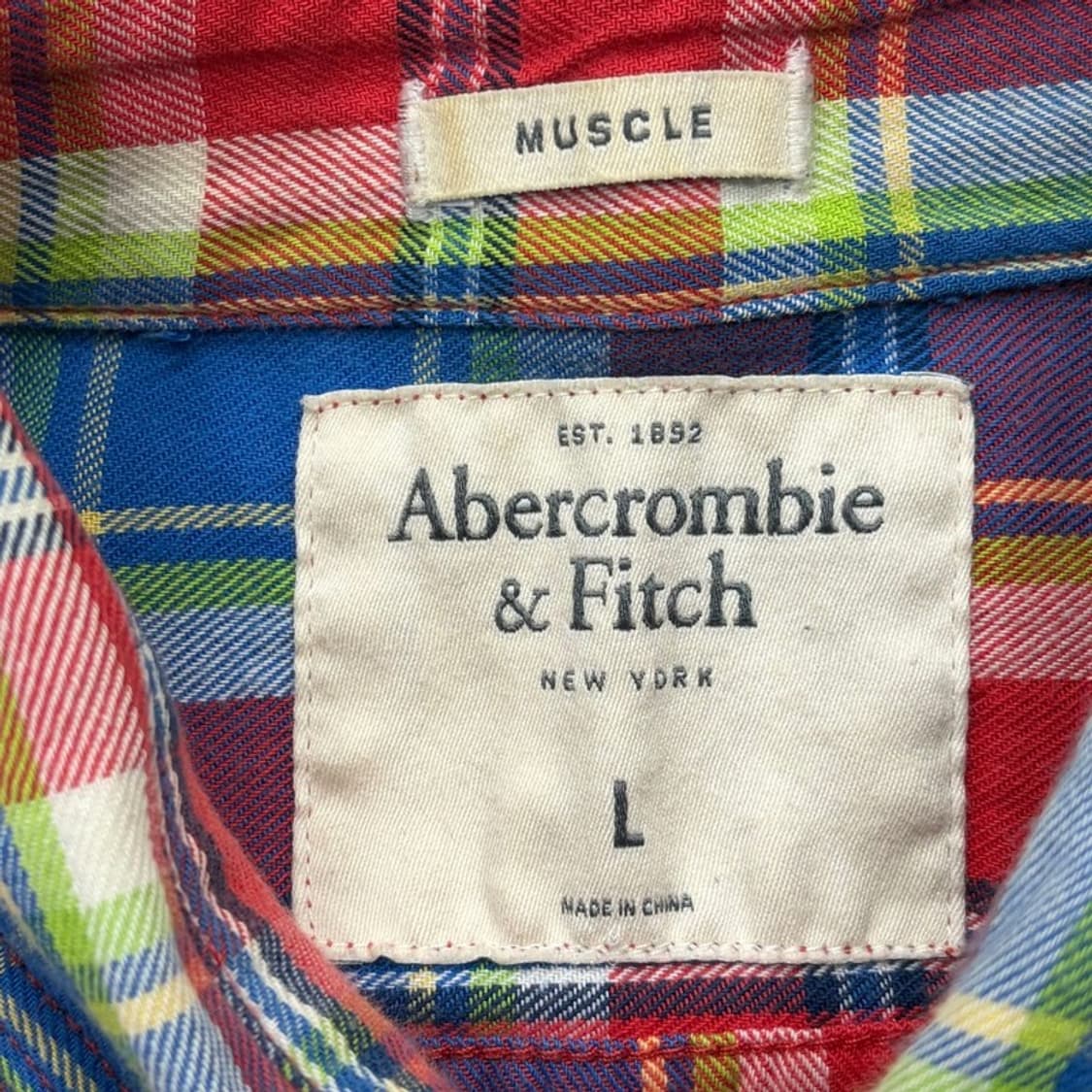아베크롬비앤피치 체크 셔츠 v2396 상품이미지6