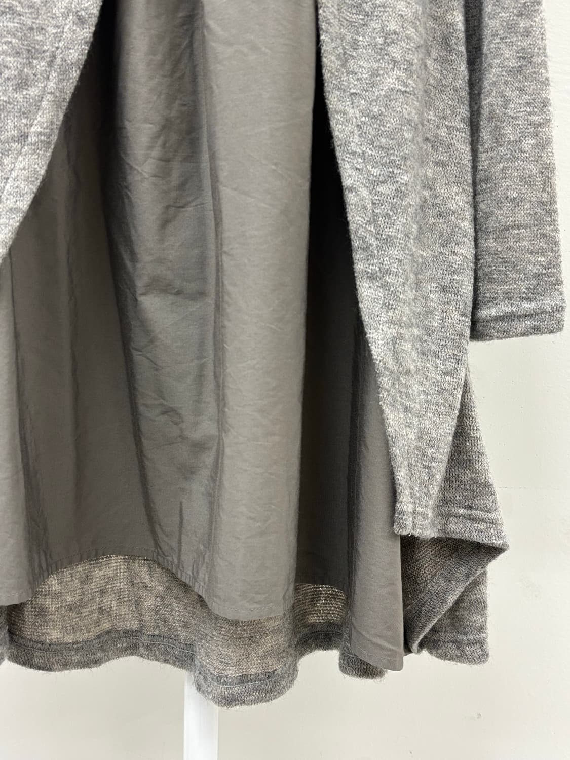 빈티지 그레이 레이어드 원피스 상품이미지6