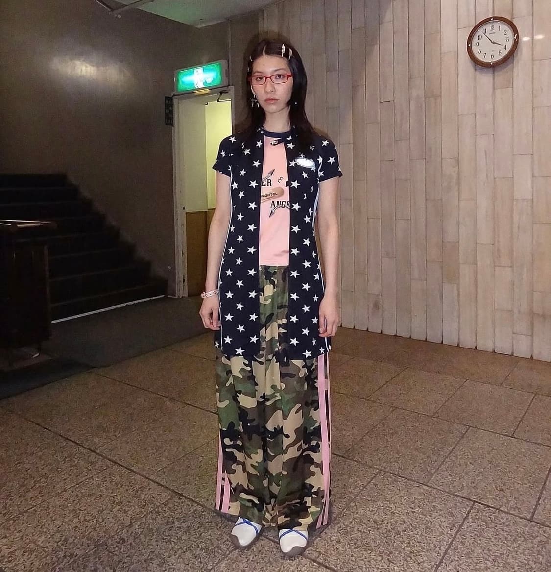 MOMENTAL Camo Pink Track Pants 상품이미지4