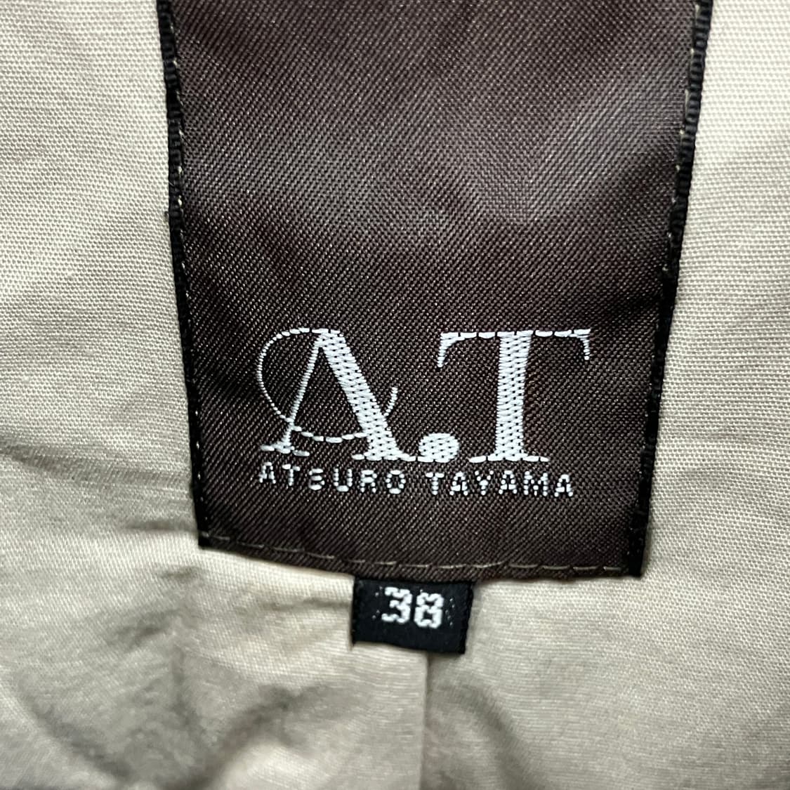 아츠로 타야마 카키 롱야상 점퍼 38 상품이미지3