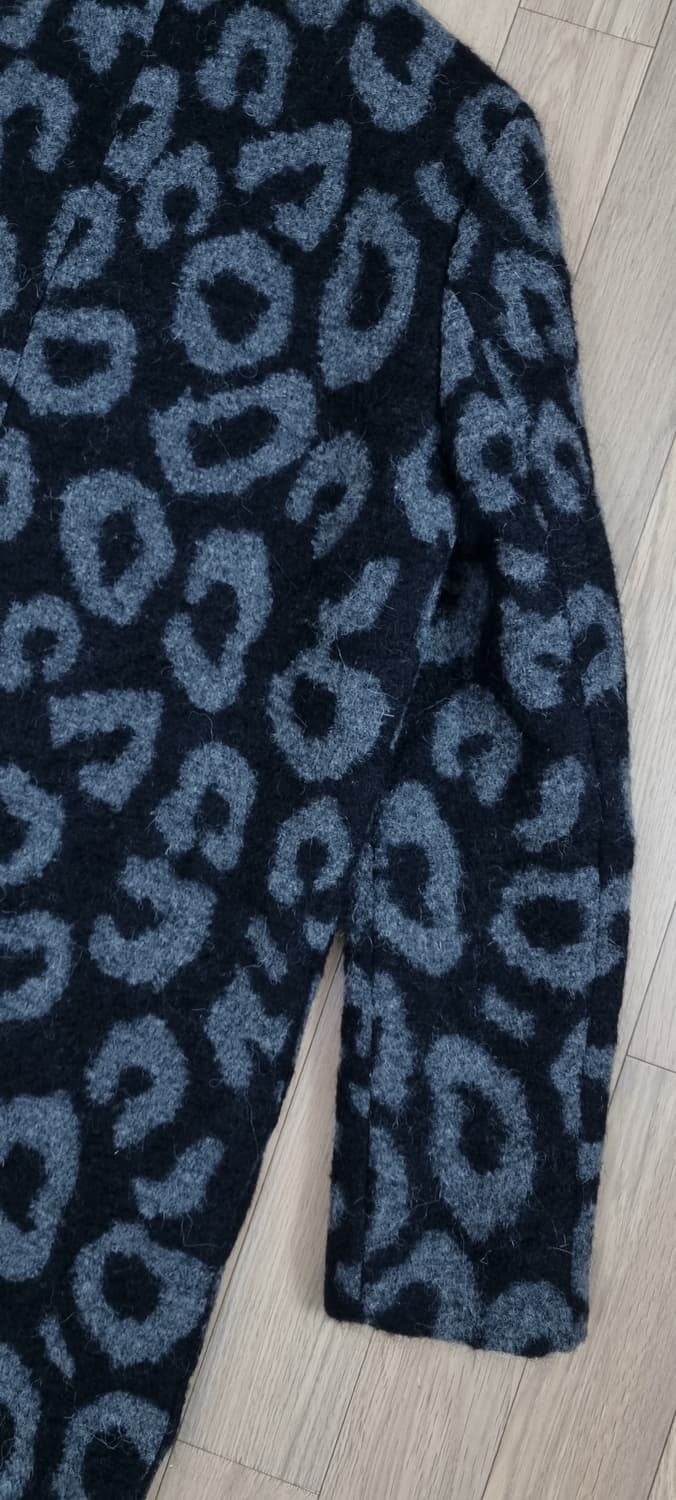 산드로 레오파드 울,모헤어 코트 M _ 여성 상품이미지8