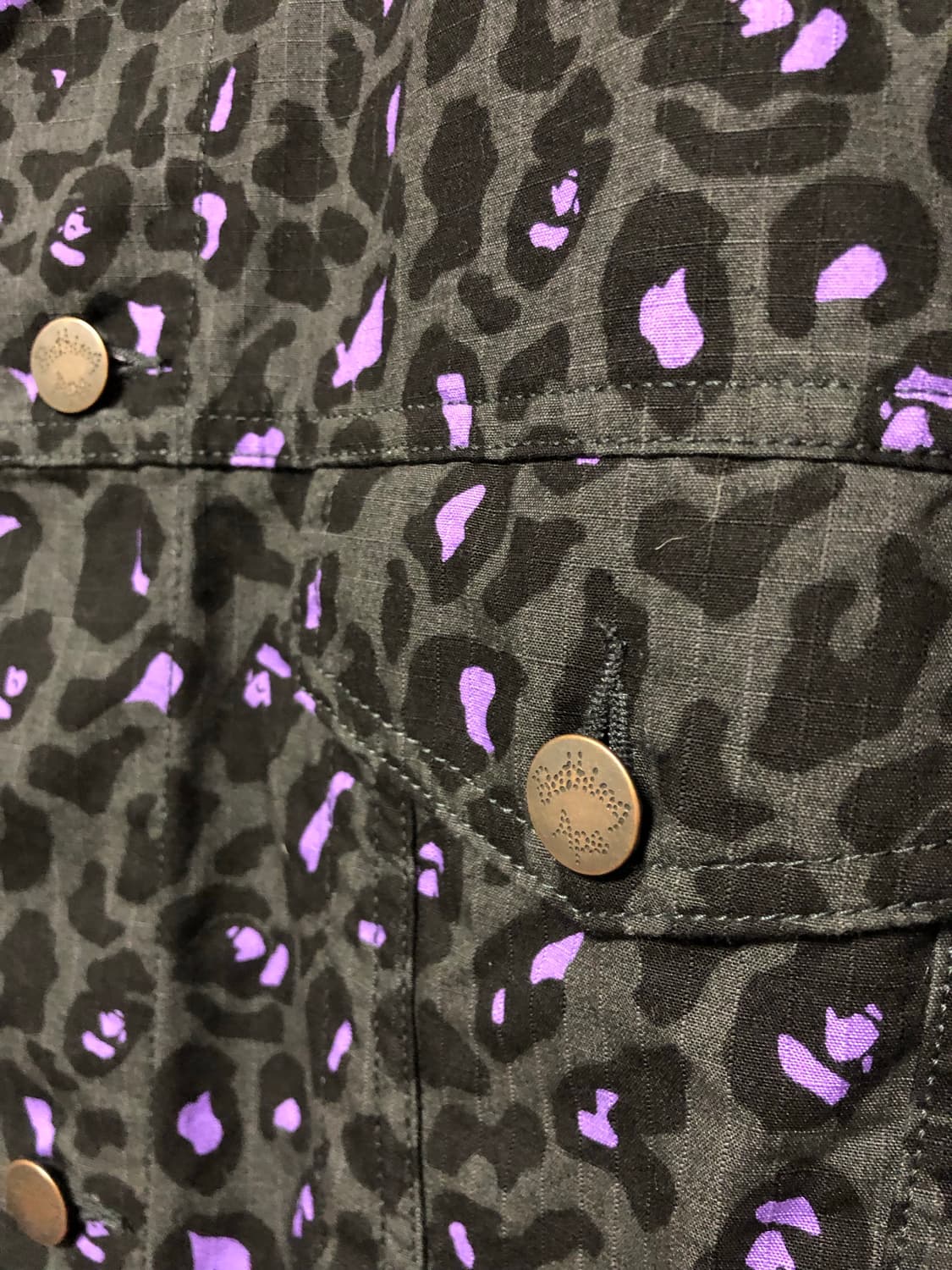 베이프 레오파드 트러커 자켓 상품이미지5