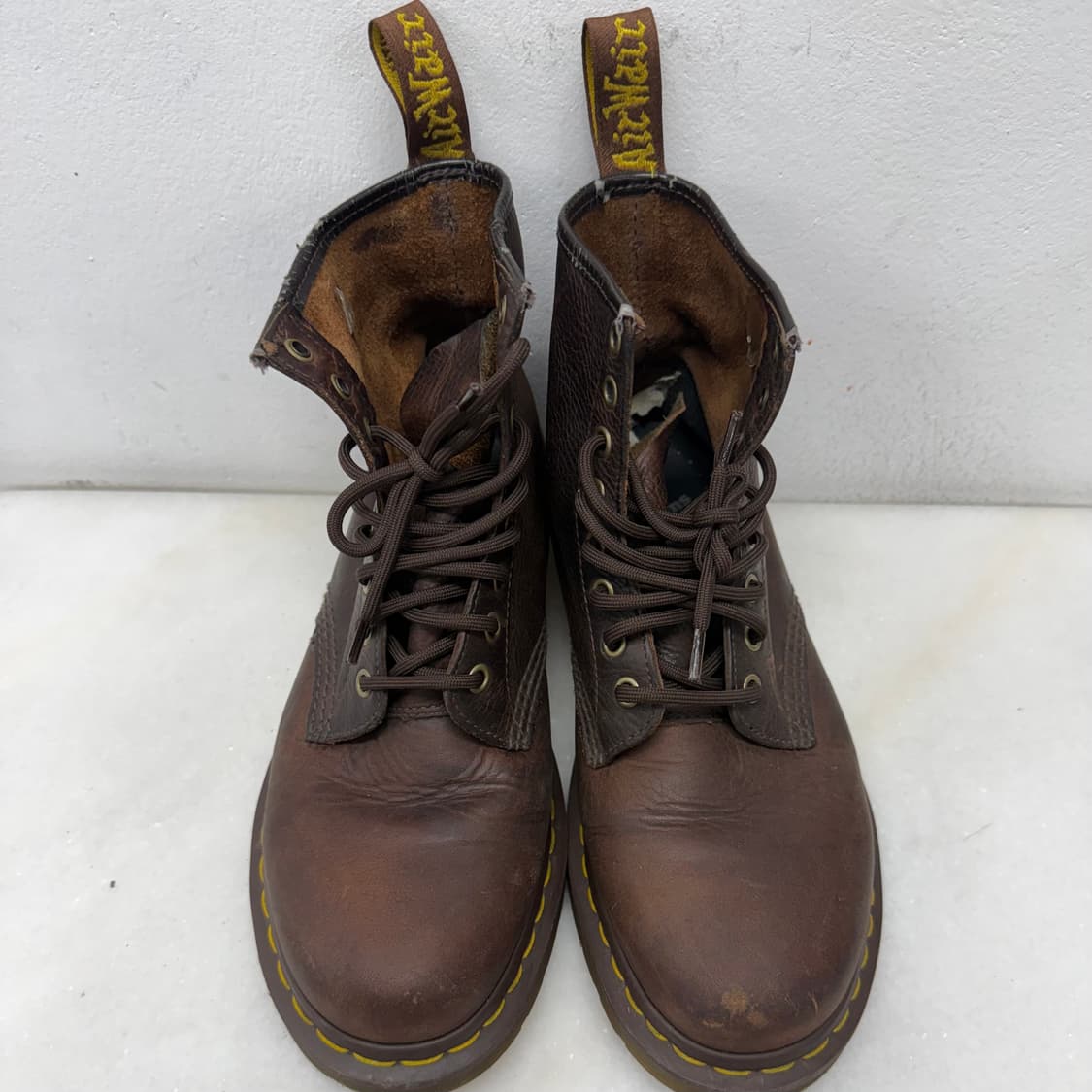 (UK6)닥터마틴 워커부츠8홀 브라운 상품이미지3