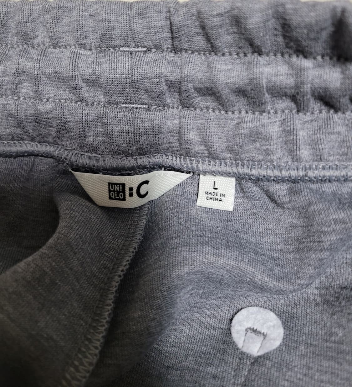 유니클로 C 스웨트 와이드 팬츠 L 사이즈 판매 합니다 상품이미지3