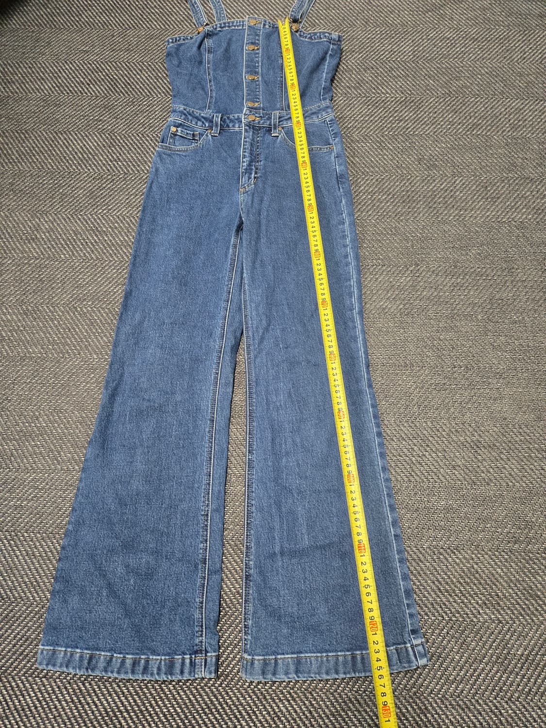 게스 데님 멜빵 바지 점프수트 스판청멜빵바지 상품이미지9