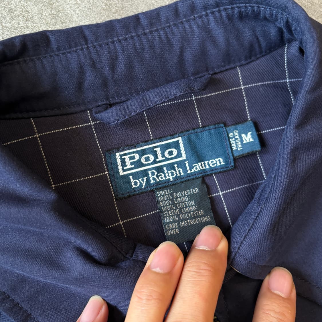 폴로 정품 네이비 바이스윙 자켓  상품이미지5