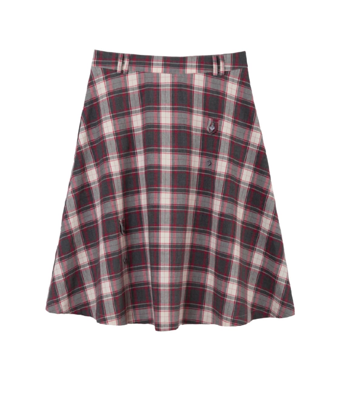 헤레틱 BUTTON FLARED SKIRT 상품이미지3