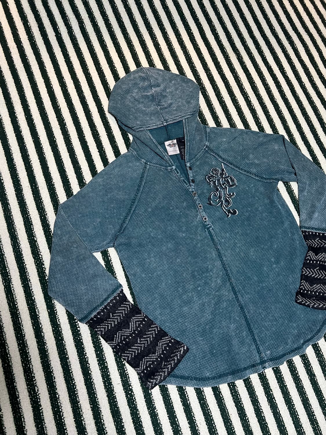 harley davidson vintage y2k waffle knit 상품이미지2