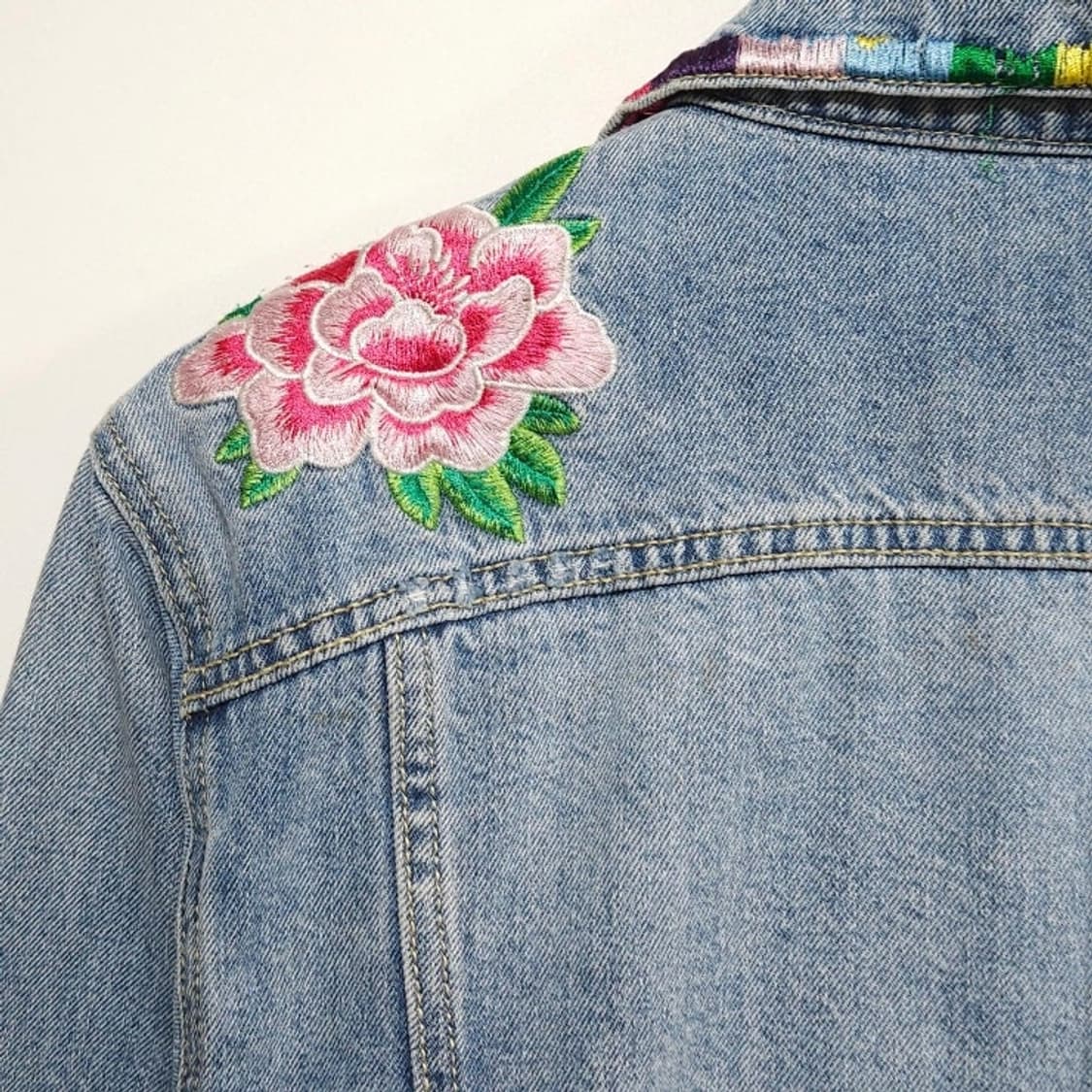 여성XS LEVIS 리바이스 50주년 한정판 커스텀 데님 청자켓 상품이미지7