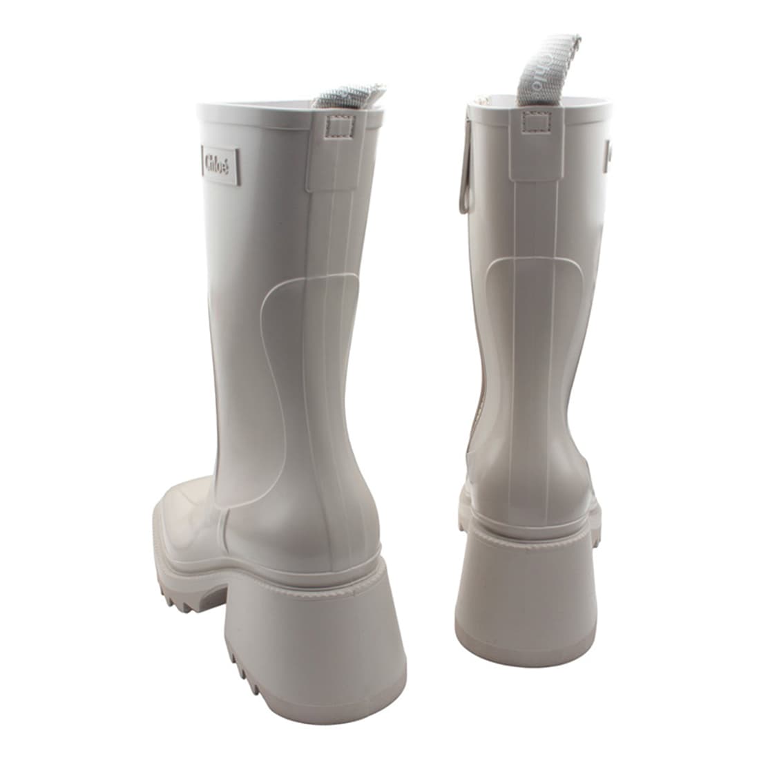 끌로에 오프화이트 러버 미들 레인부츠 35 상품이미지4