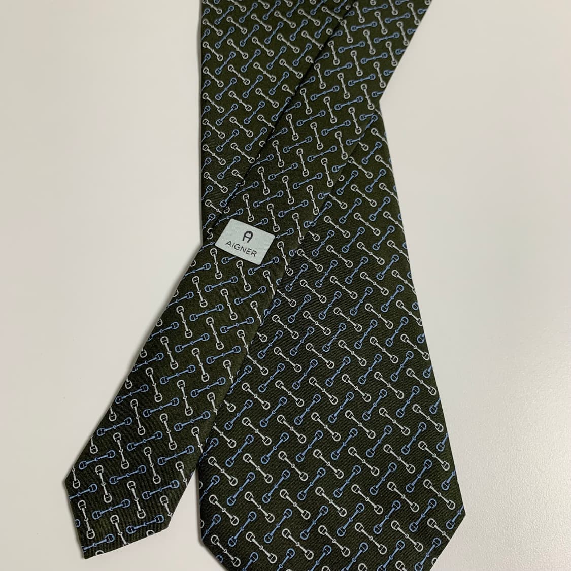 아이그너(AIGNER) 새상품급 명품넥타이 100실크 클래식정장  코디 상품이미지4