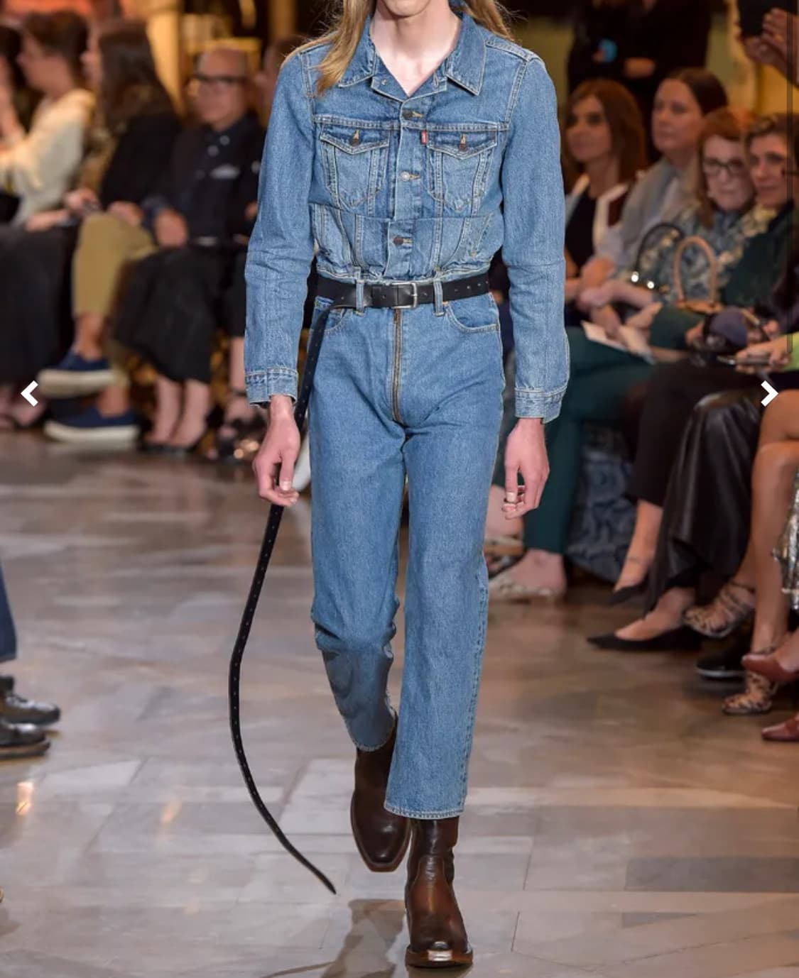 vetements x levis reversible zipper 데님팬츠 상품이미지1