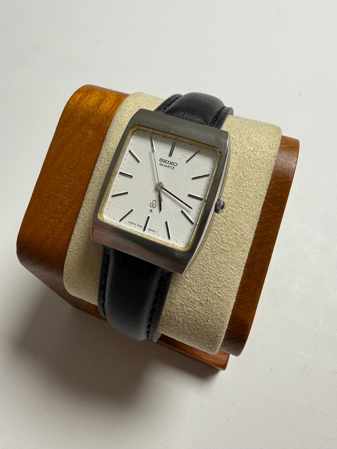 세이코 Seiko 쿼츠 스퀘어 블랙 상품이미지1