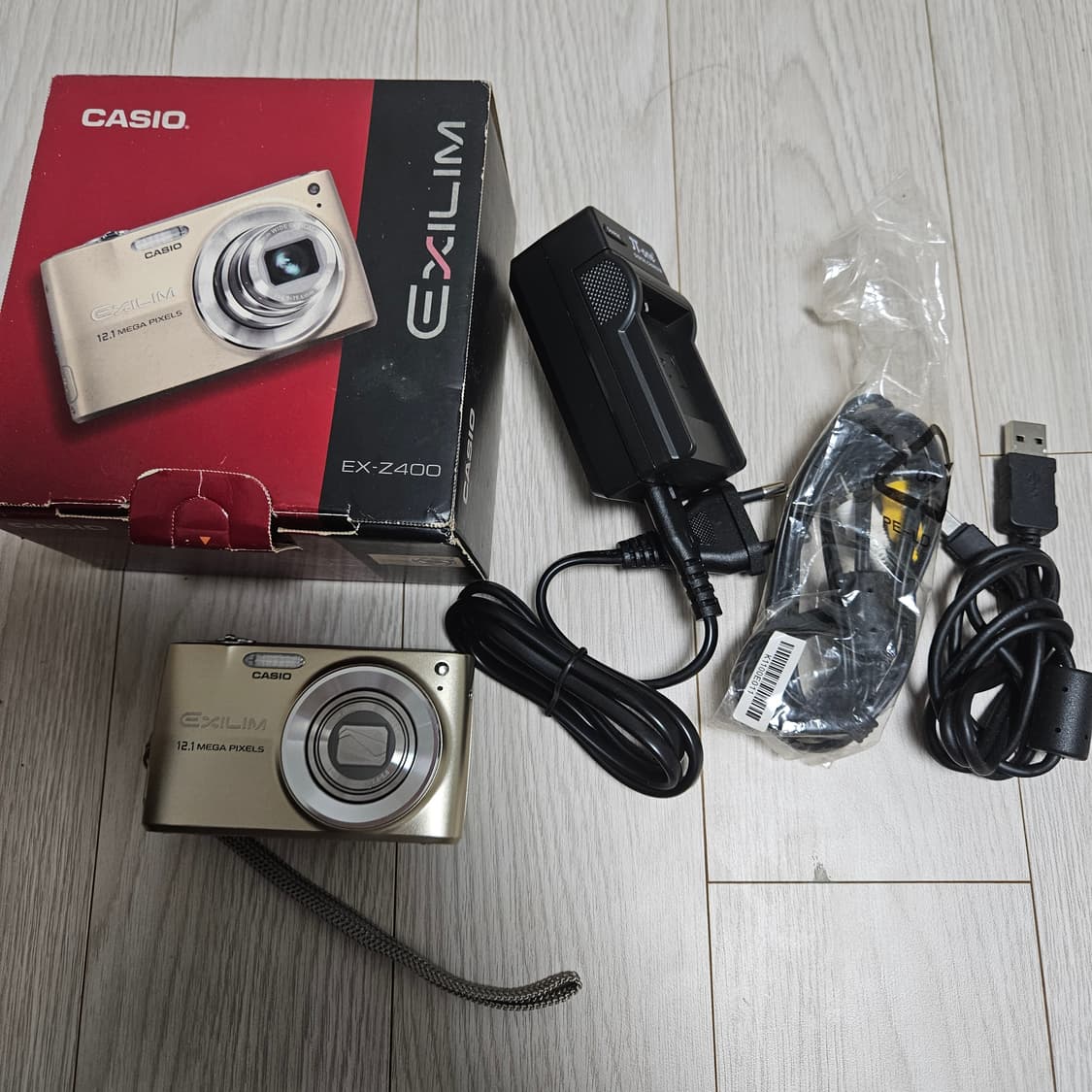 [태연 방지민 디카] 카시오 엑슬림 EX-Z400 골드 빈티지 디카 상품이미지9