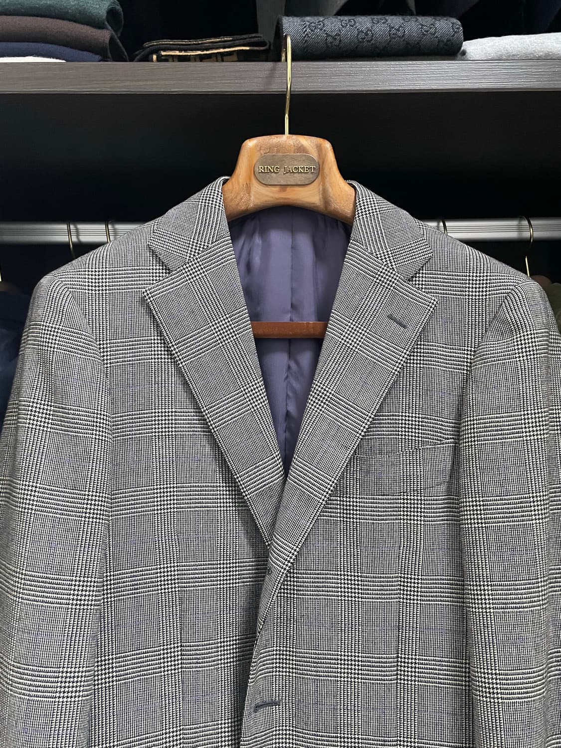 링자켓(RING JACKET) 마이스터 글랜체크 자켓(46) 상품이미지2