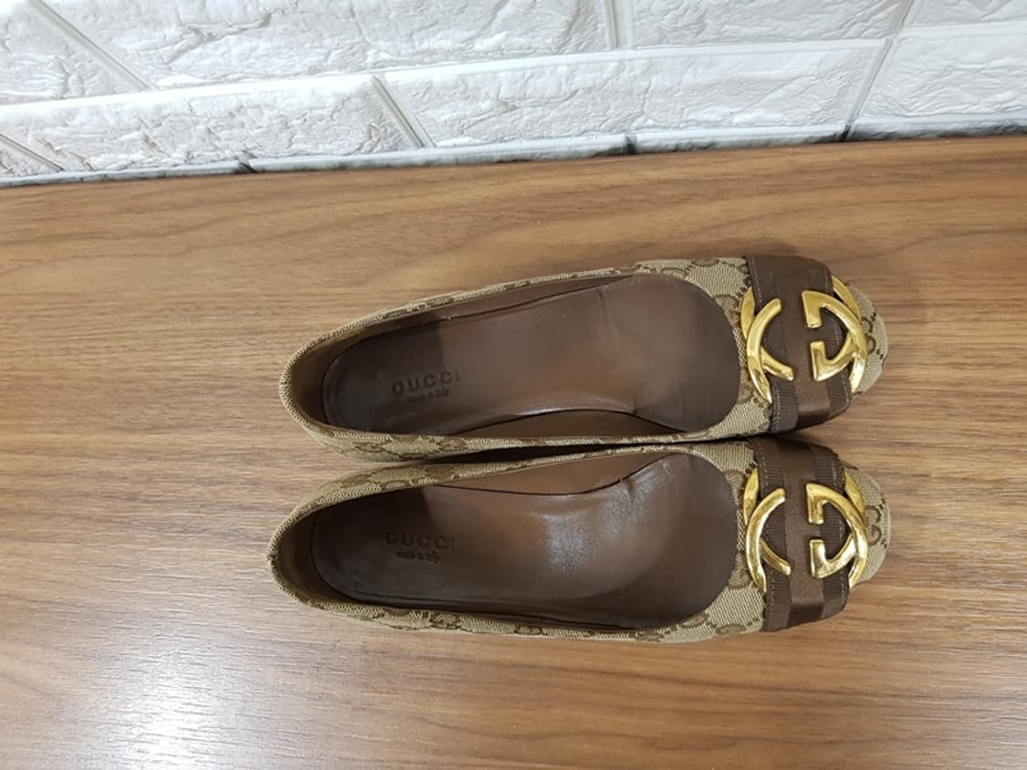 구찌 낮은굽 구두 230 (정품 247123) 통굽 상품이미지4