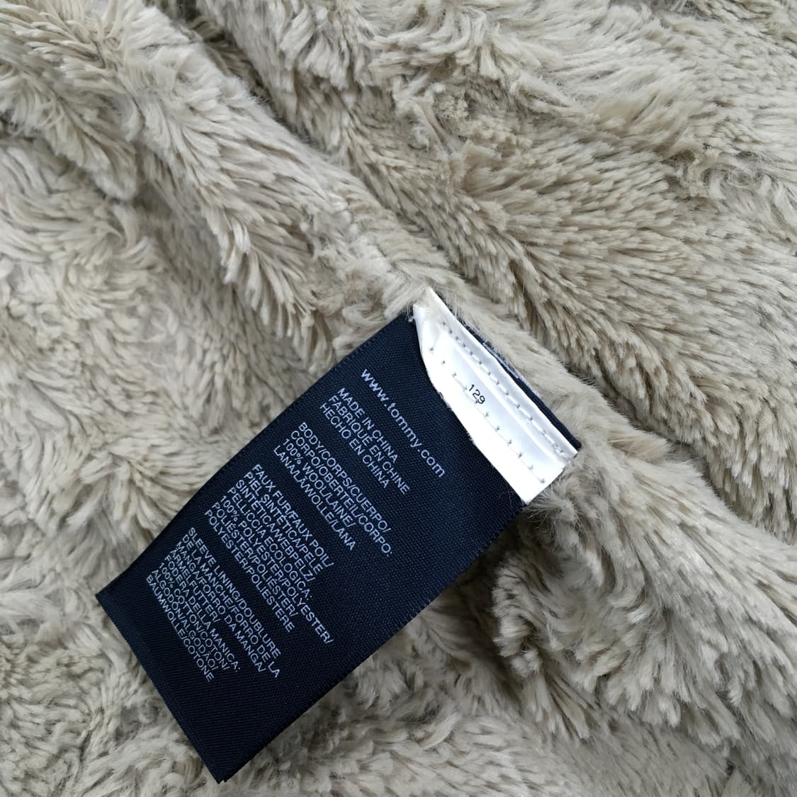 투티/0320 tommy hilfiger 울 안감 니트 집업 플리스 자켓 상품이미지6