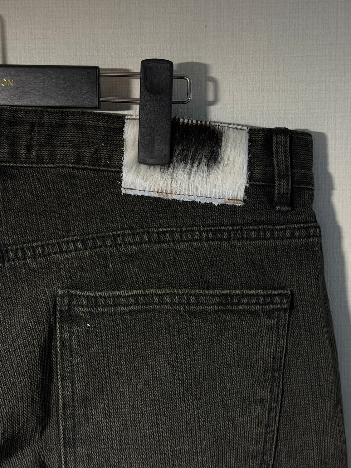 STU 스트레이트 데님 팬츠 그린 L사이즈 팝니다 상품이미지7