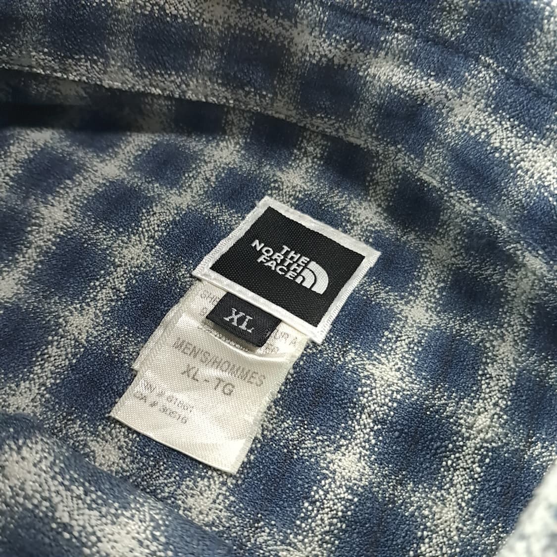 CK758 XL 노스페이스 90s 스모키 블록 체크 반팔 셔츠 남방 상품이미지3