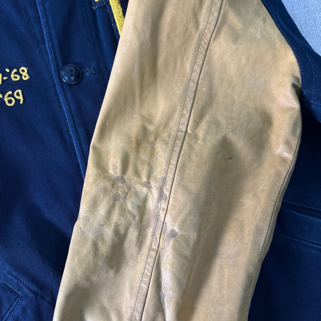 100 폴로 랄프로렌 데이비슨 풋볼 바시티 자켓 상품이미지8