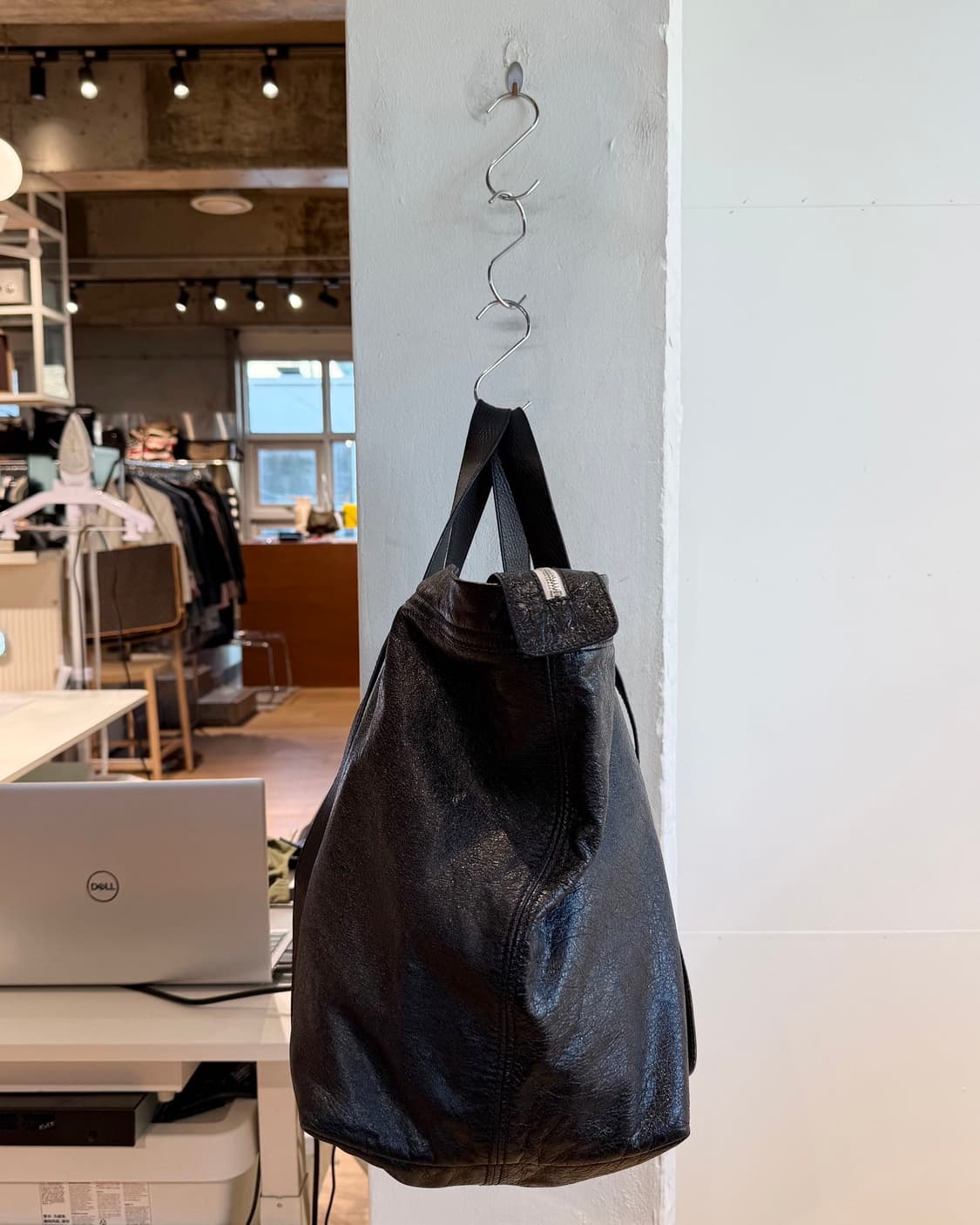 발렌시아가 블랙 캐리 쇼퍼 토트백  상품이미지4