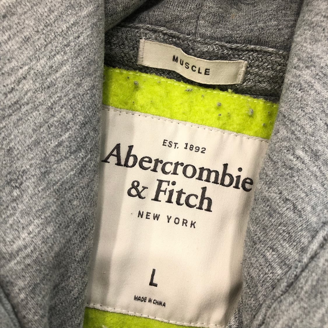 아베크롬비 그레이 후드티 상품이미지4