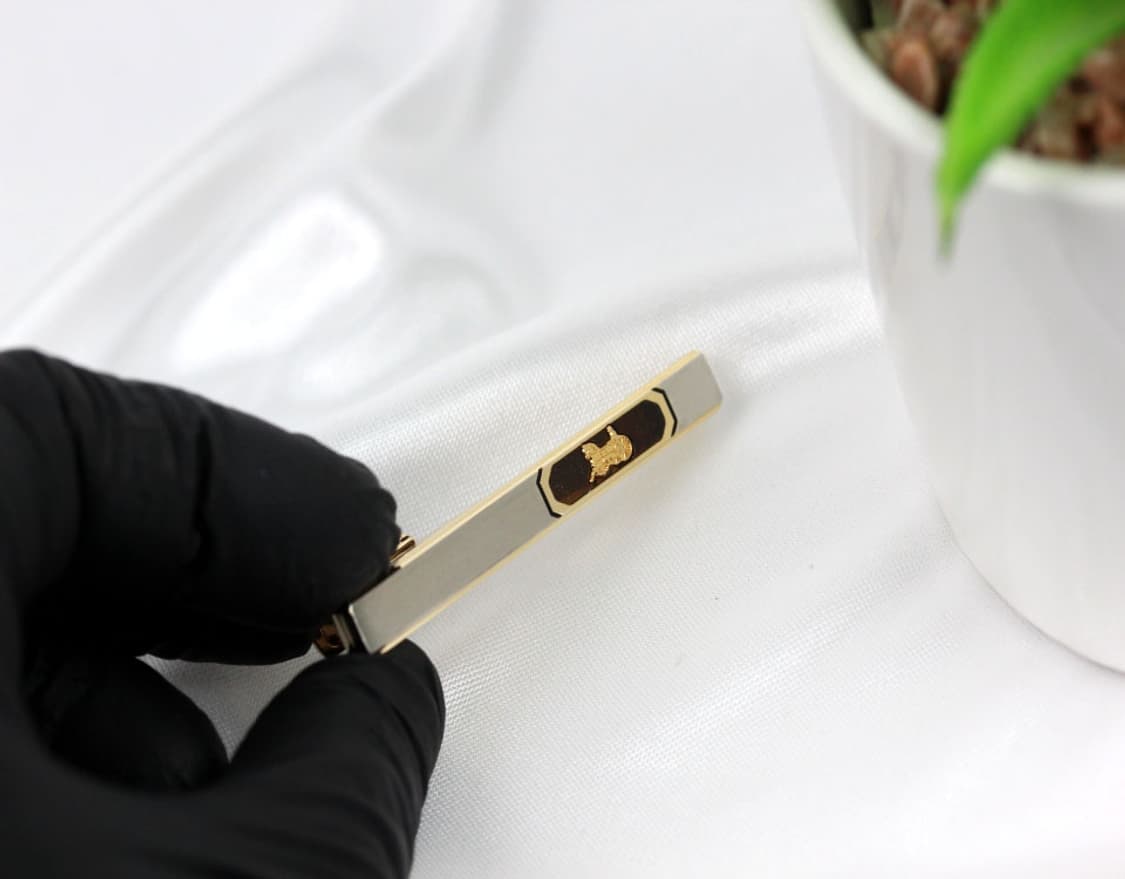 셀린느 A등급 5cm 명품 넥타이핀 빈티지 상품이미지4