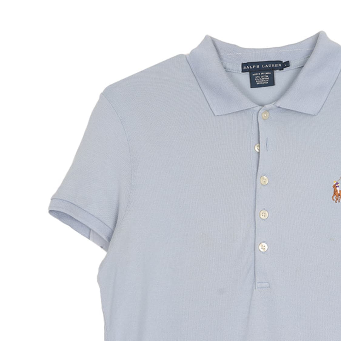 폴로랄프로렌 포니 PK Sax 하프 티셔츠 (L) 상품이미지2