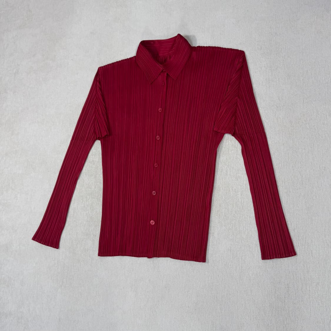 Pleats Please Red Cardigan 상품이미지2