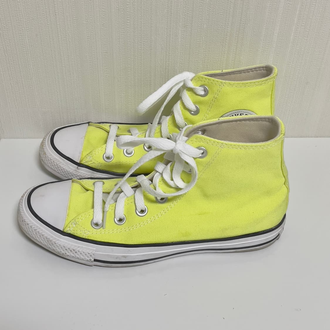 [235] 컨버스 척테일러 올스타 시즈널컬러 지트론 하이 레몬 옐로우 상품이미지3