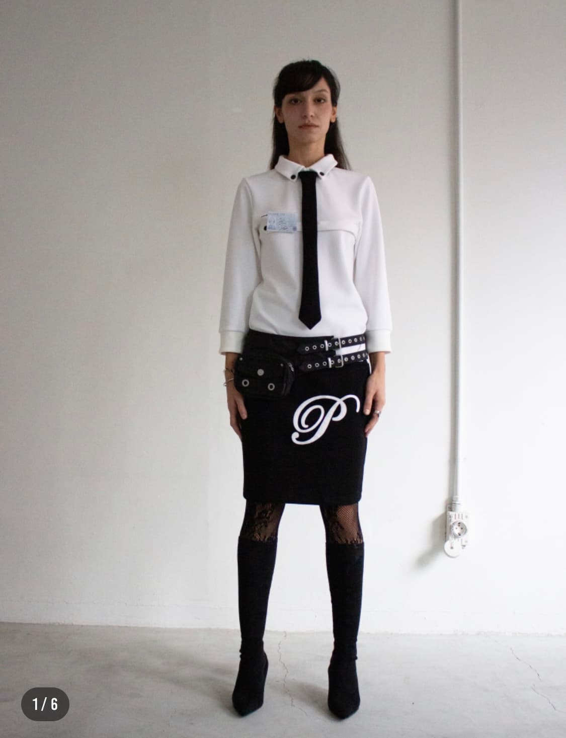 폴린느 TEAM JERSEY TIE TOP & SKIRT 상품이미지1