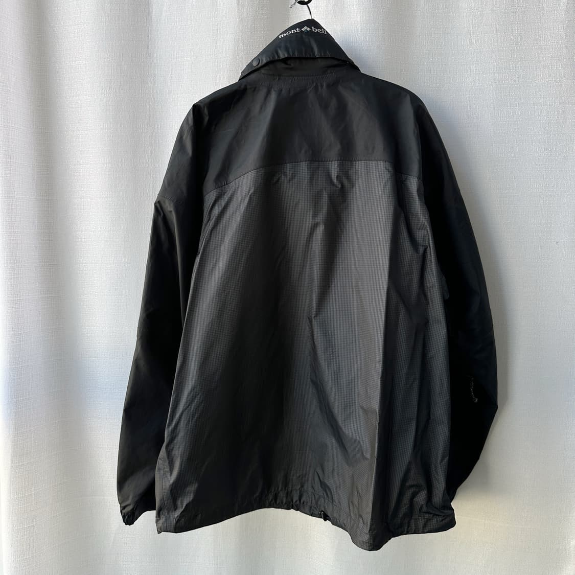 몽벨 재팬 나일론 마운틴 자켓 블랙 차콜 L 상품이미지8