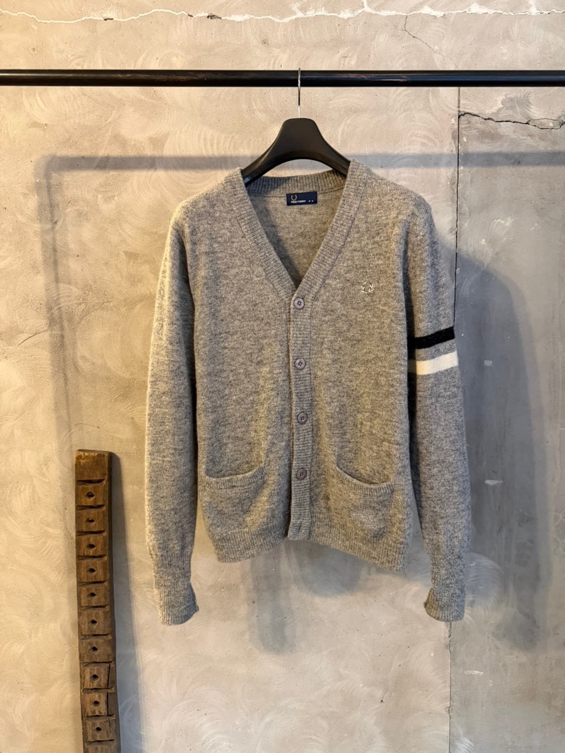 프레드페리 셔틀랜드울 가디건 100 상품이미지1