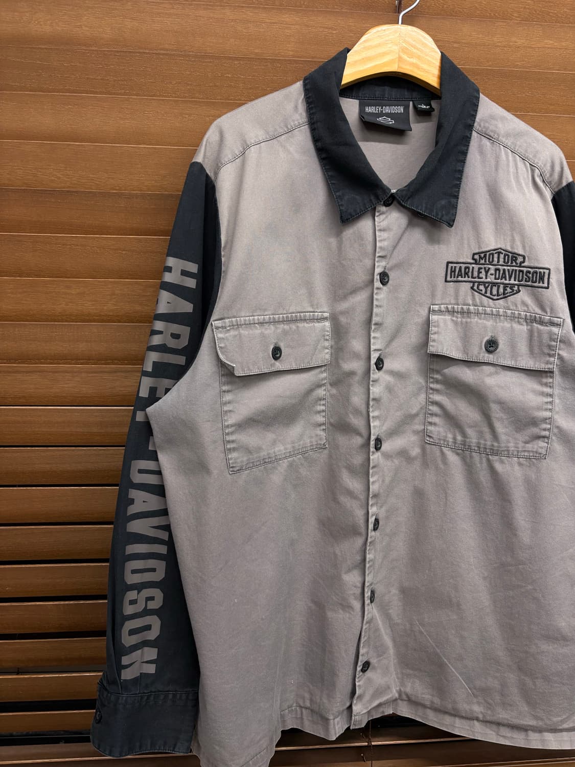 할리데이비슨 우븐 메카닉 워크 셔츠 상품이미지2