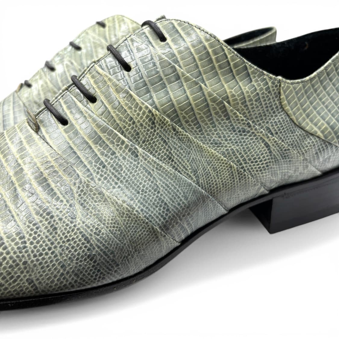 엠포리오 아르마니 리자드 엠보 옥스포드 슈즈 상품이미지8