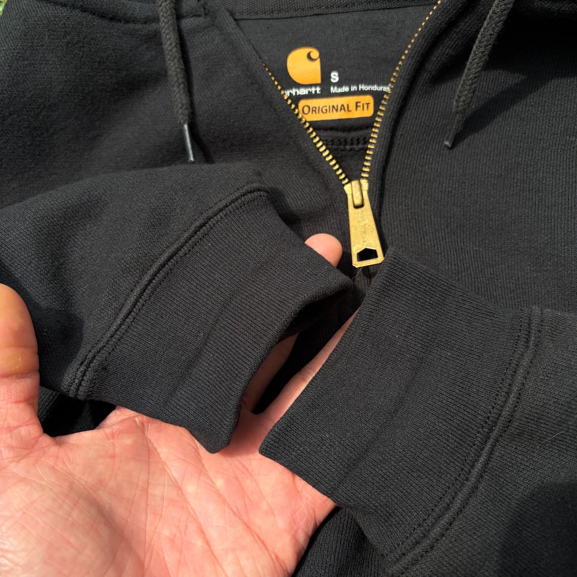 S)칼하트 오리지널핏 후드 집업 상품이미지5