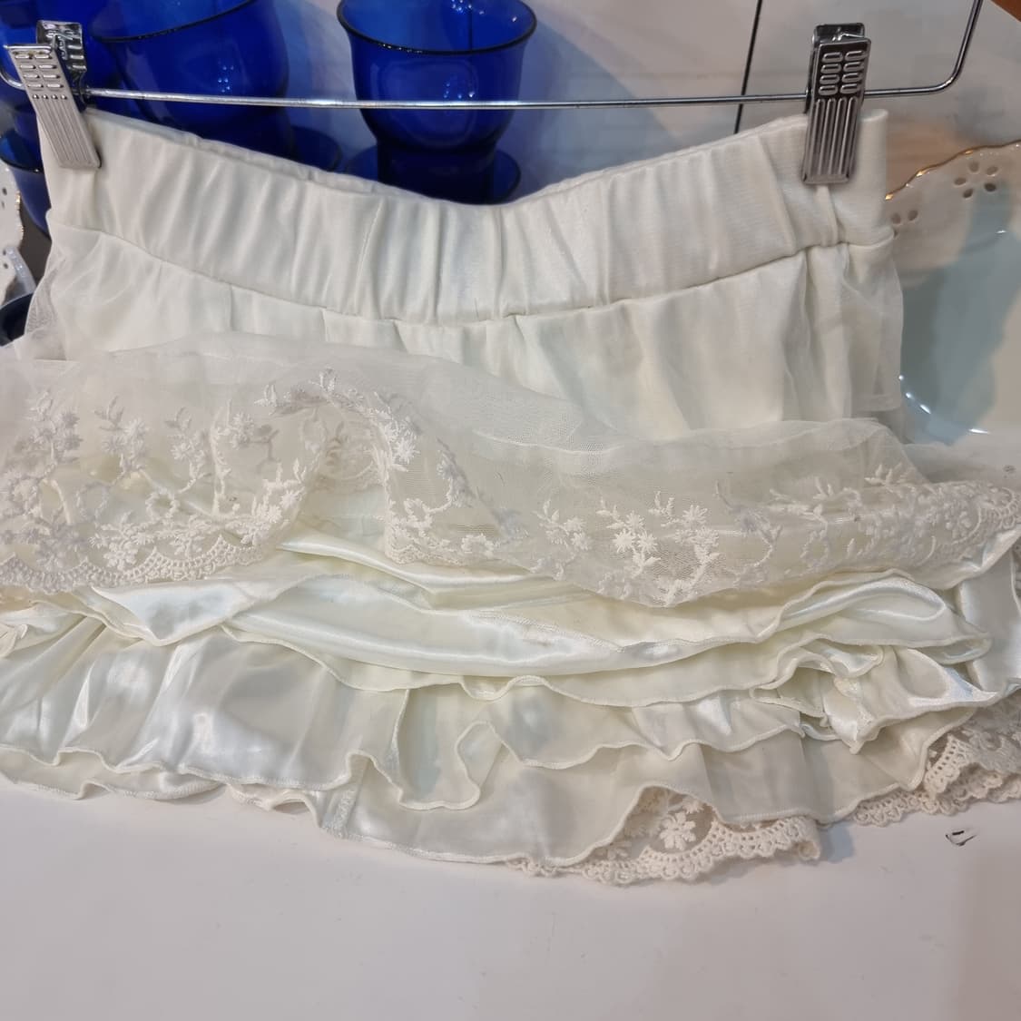 아이보리 레이스 캉캉 펫티스커트 상품이미지5