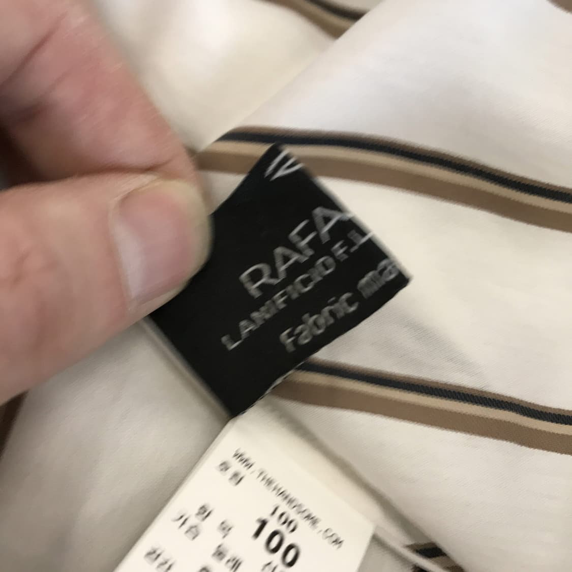 시스템옴므 이태리 스트라이프 셔츠 [100사이즈] 상품이미지7