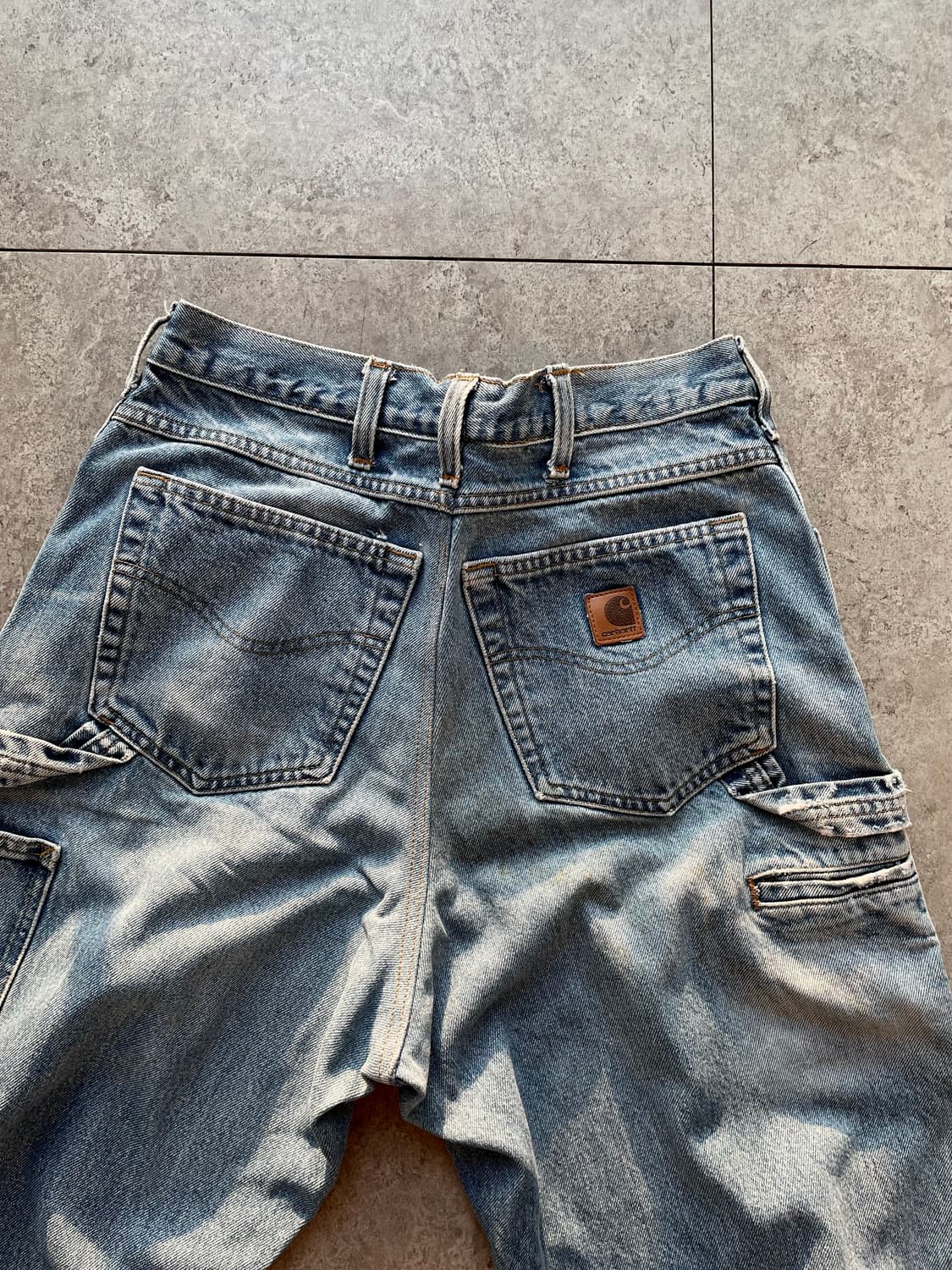 칼하트 카펜터 데님 워크팬츠 상품이미지4