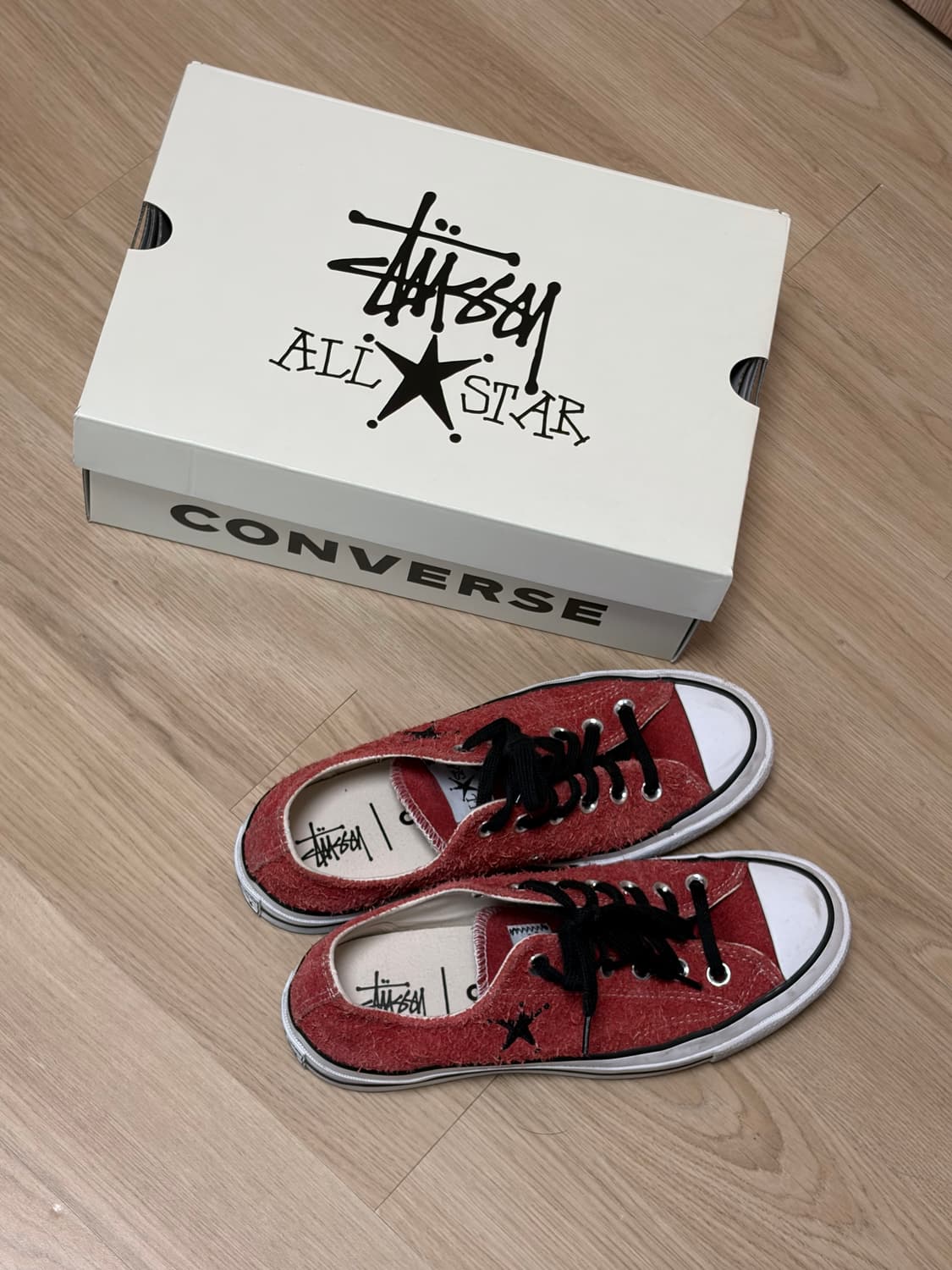 컨버스 x 스투시 척 70 레드 상품이미지1