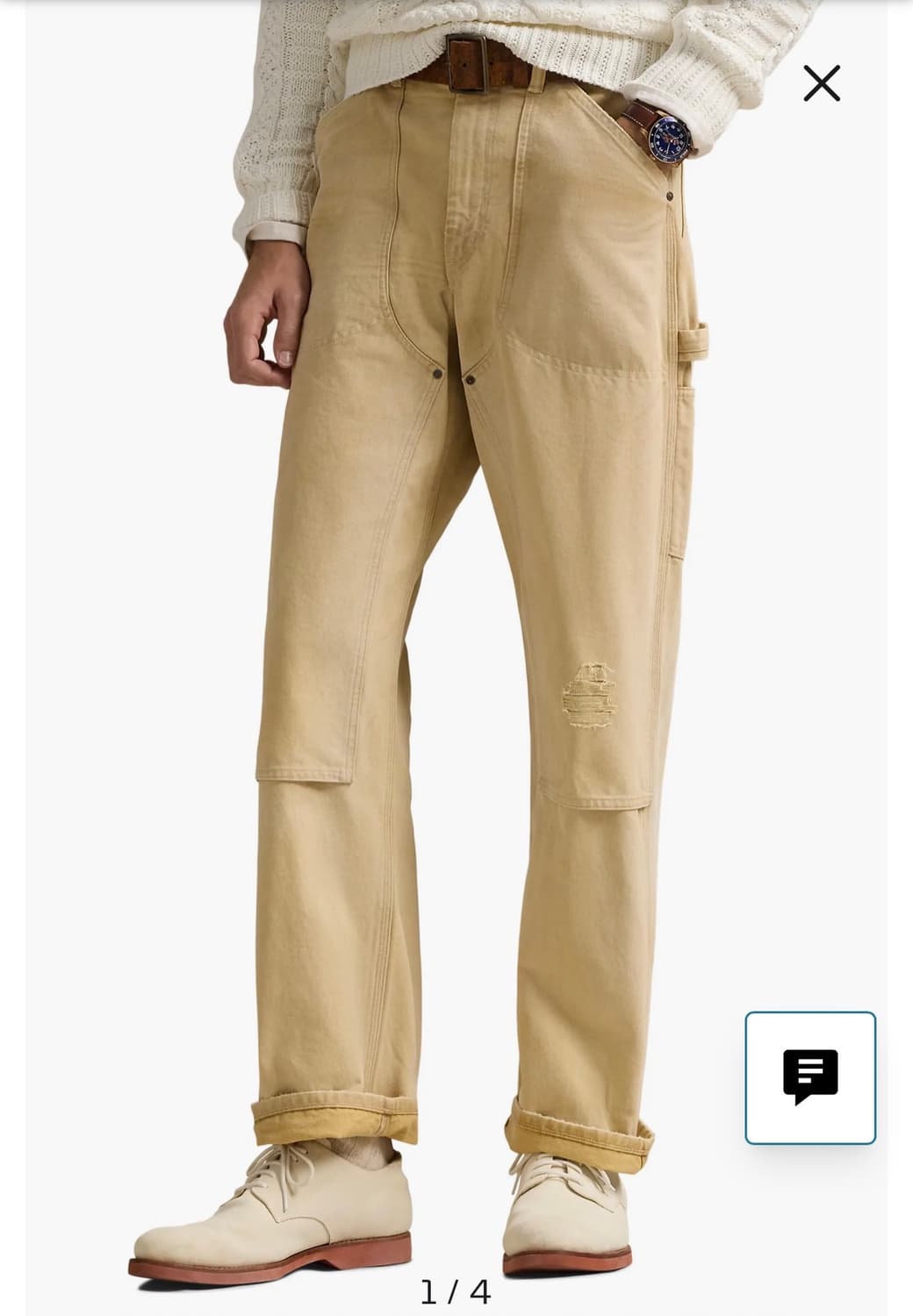 폴로 랄프로렌 남성 던가리핏 릴랙스 컨트리 카펜터 팬츠 상품이미지1