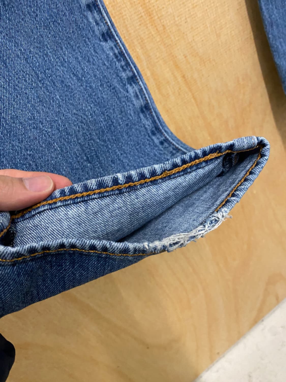 LEVI'S 501 denim pants 리바이스 140주년 가죽패치 상품이미지7