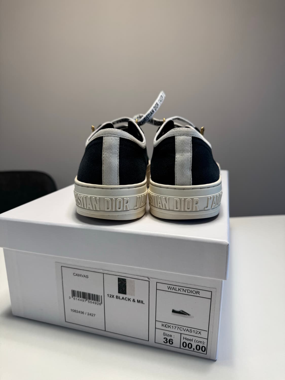 디올 오블리크 국내 백화점 구매 스니커즈 36 상품이미지8