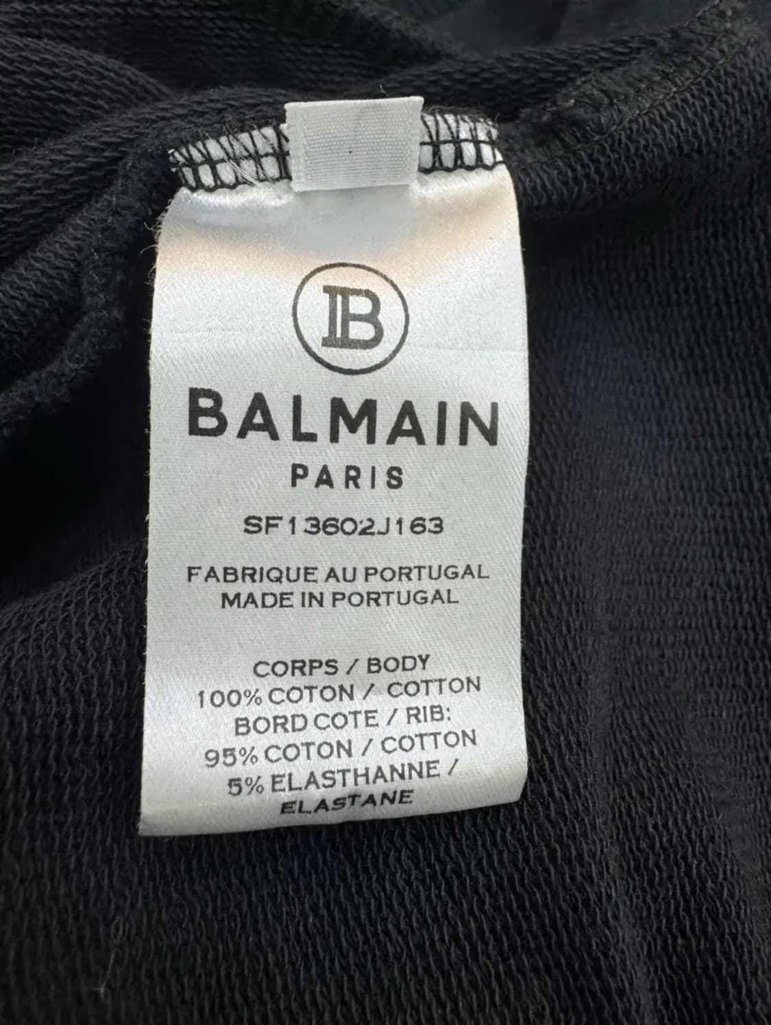 BALMAIN PARIS 로고 맨투맨 / 블랙 (40) 상품이미지7