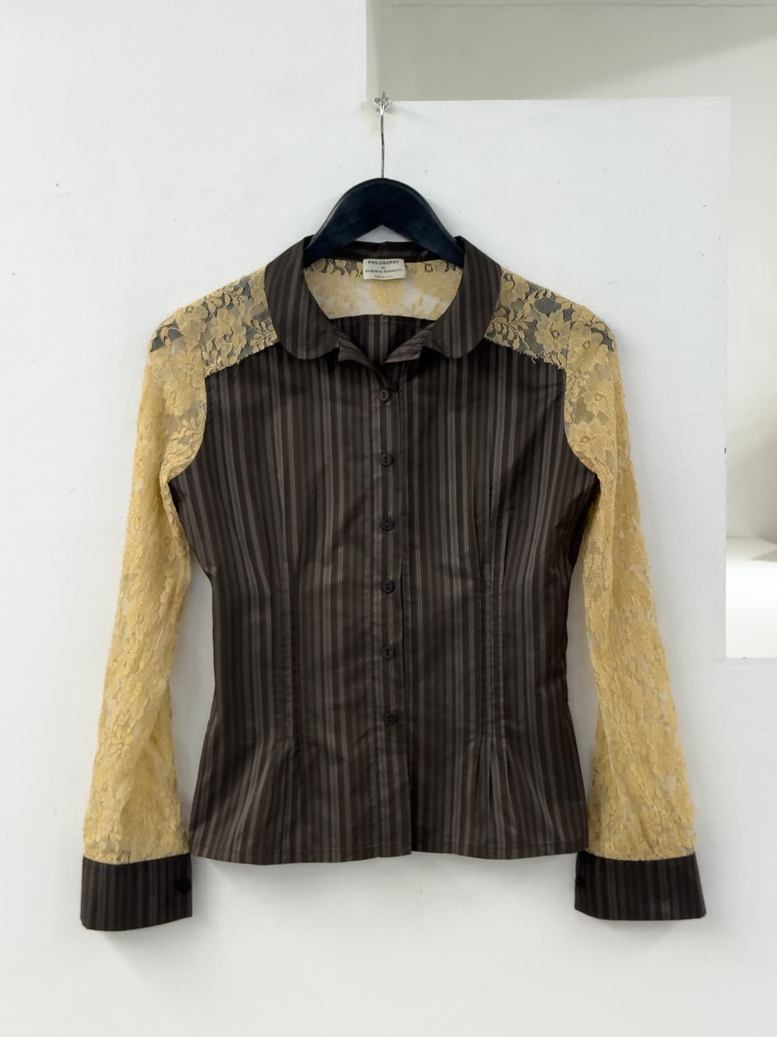 philosophy di alberta ferretti 레이스 셔츠  상품이미지2