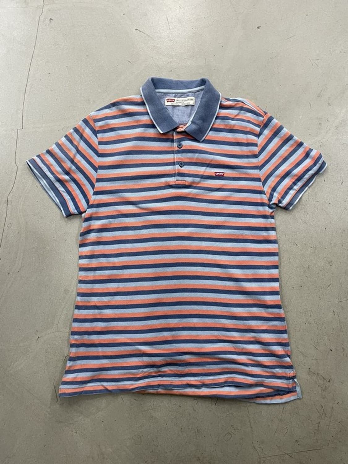 리바이스 스트라이프 폴로 셔츠 L 상품이미지1