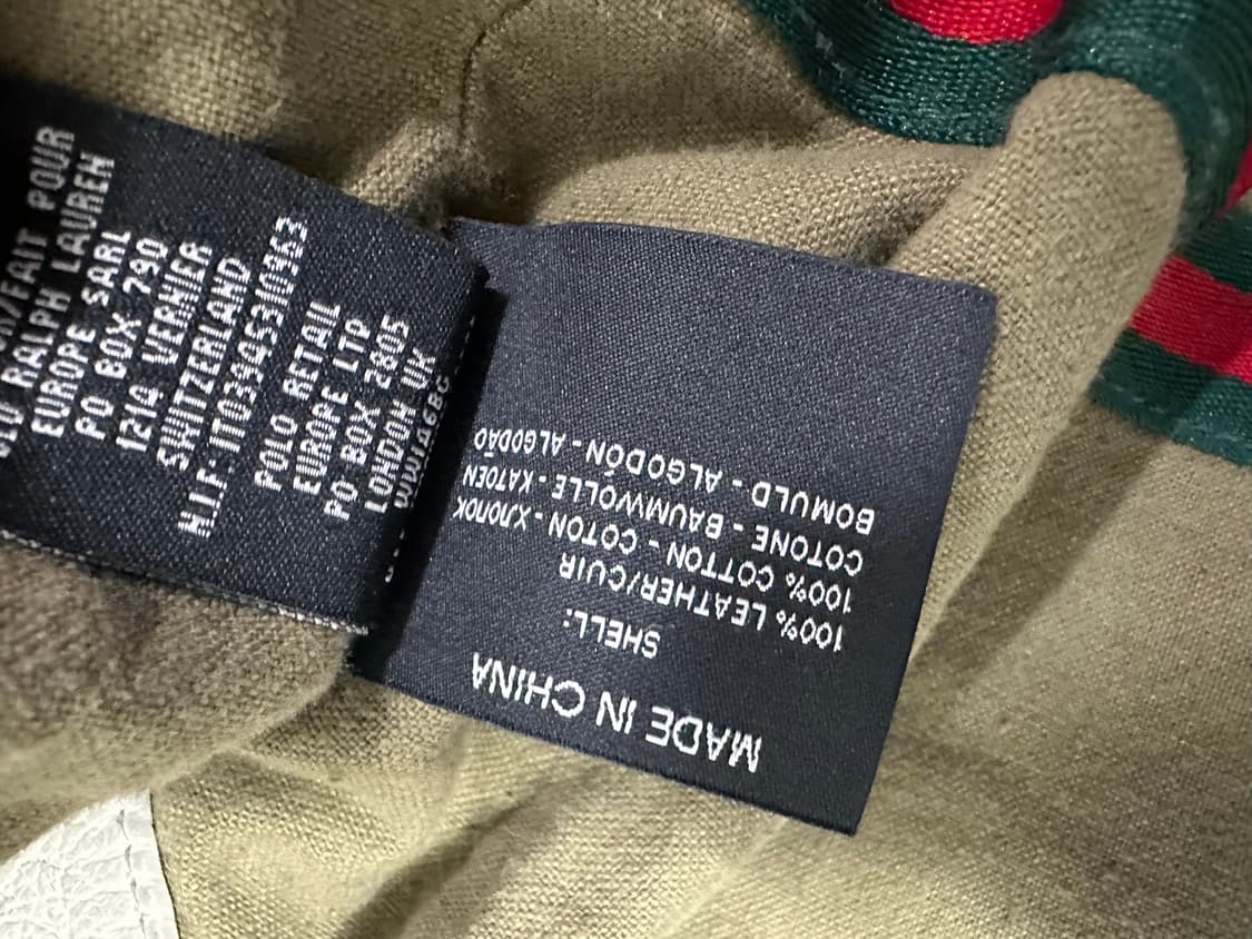 폴로랄프로렌 에이징 한정판 가죽자켓 레더자켓s 상품이미지5