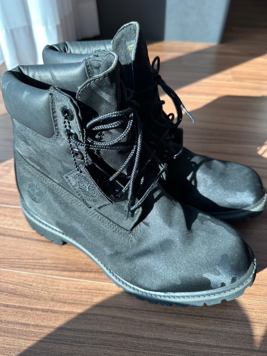 275 팀버랜드 6인치 자카드 블랙 카모 부츠 상품이미지4