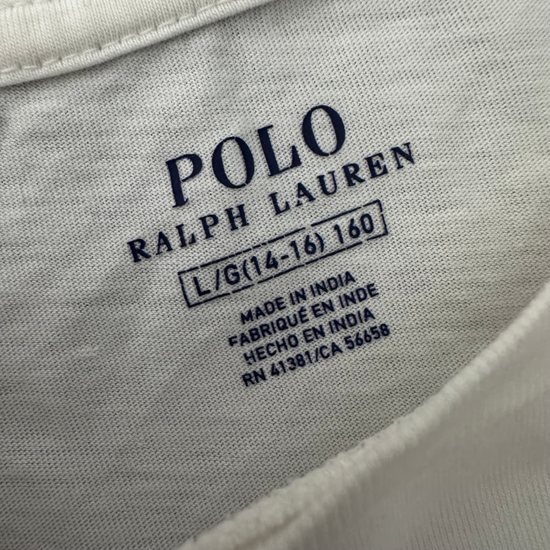 POLO 폴로 랄프로렌 여성 화이트 반팔티셔츠 S 상품이미지3